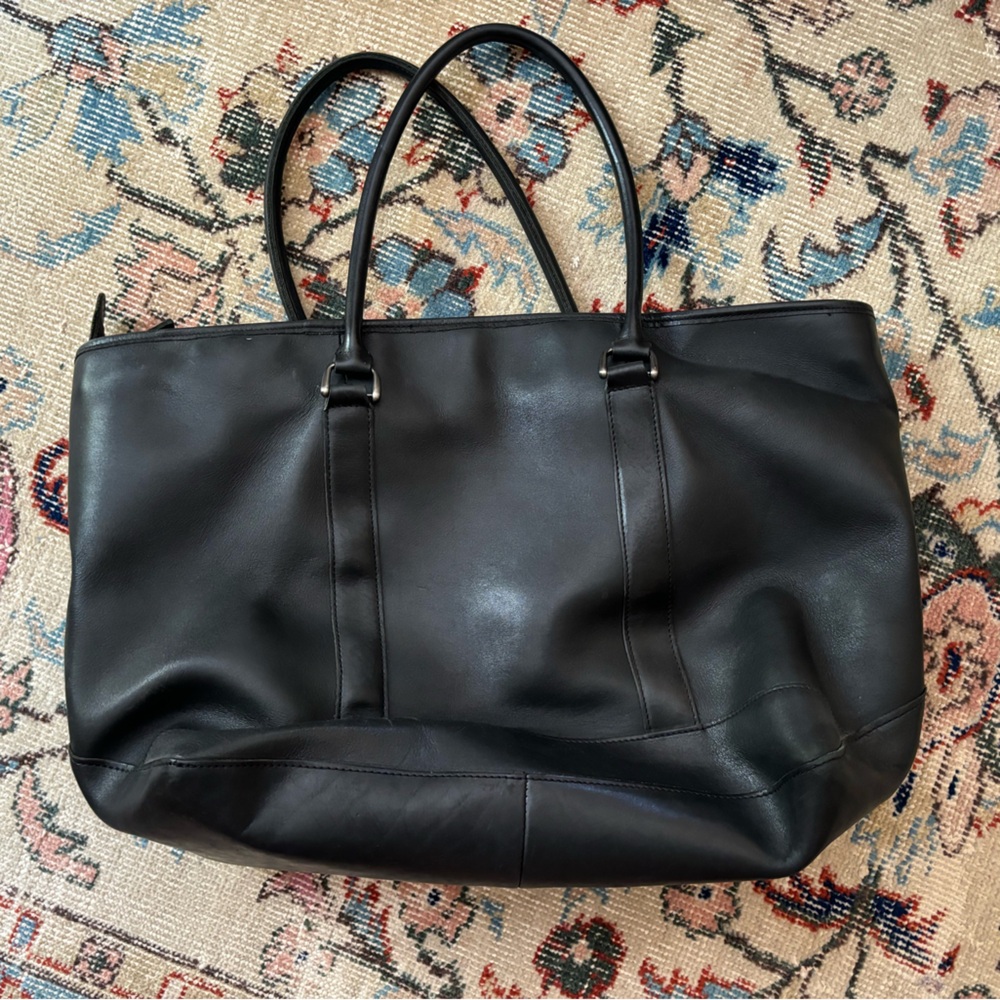 LL Bean Signature Leather Tote
